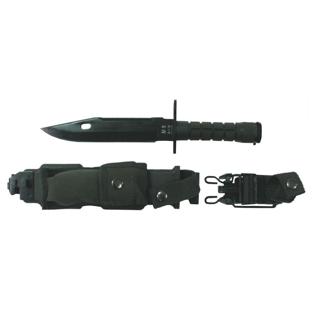 Bajonet M9 US Marines - černý-olivový