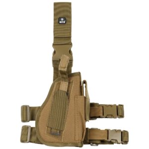 Taktický stehenní nosič s fixací - coyote