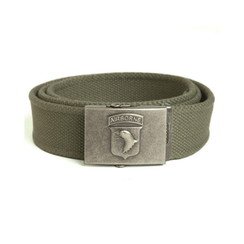 Opasek Airborne 4 cm - olivový, 130