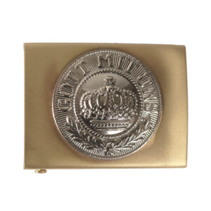 Pruská opasková přezka - stříbrná