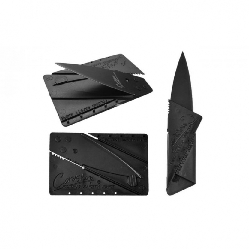 Kreditní nůž - černý - Obrázek 2