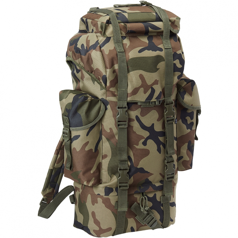 Batoh Brandit Nylon Bagpack - woodland