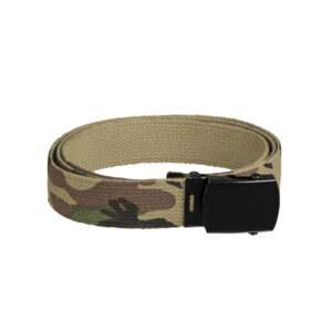 Opasek Mil-Tec s kovovou přezkou - woodland, 130