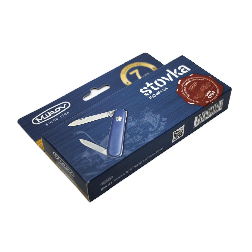 Kapesní zavírací nůž Mikov 100-NH-2A - modrý-stříbrný - Obrázek 3