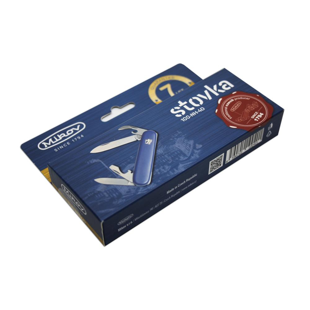 Kapesní zavírací nůž Mikov 100-NH-4D - modrý-stříbrný - Obrázek 2