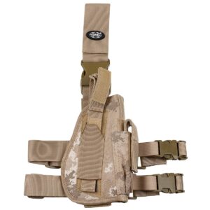 Taktický stehenní nosič s fixací - vegetato desert