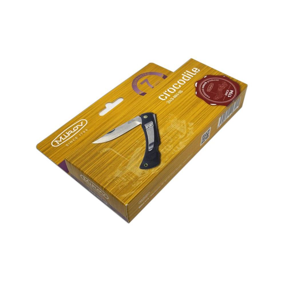 Kapesní zavírací nůž Mikov 243-NH-1 se sponou - černý-stříbrný - Obrázek 2