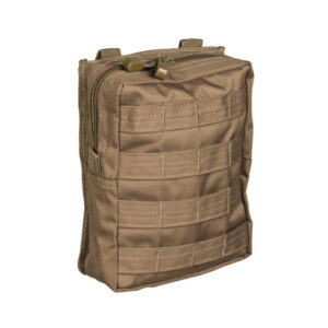 Pouzdro velké vertikální Mil-Tec Molle - hnědé