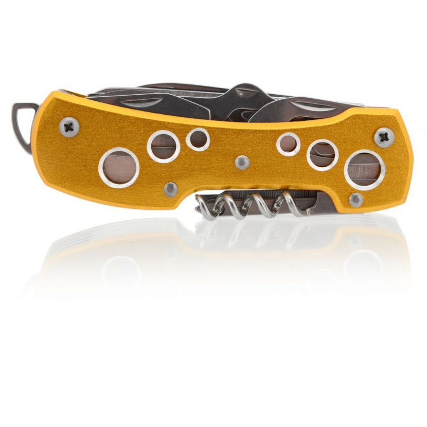 Nůž zavírací Cattara Multi 10 cm - žlutý - Obrázek 4