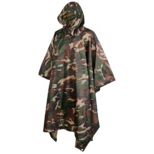 Pončo Brandit Rip-Stop Poncho - woodland