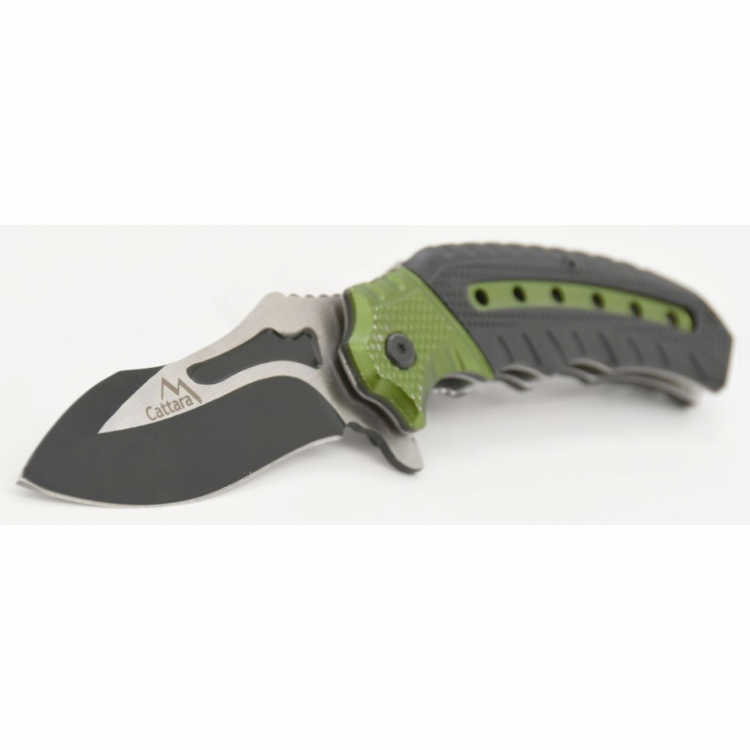 Nůž zavírací Cattara Cobra 20 cm - černý-zelený - Obrázek 4