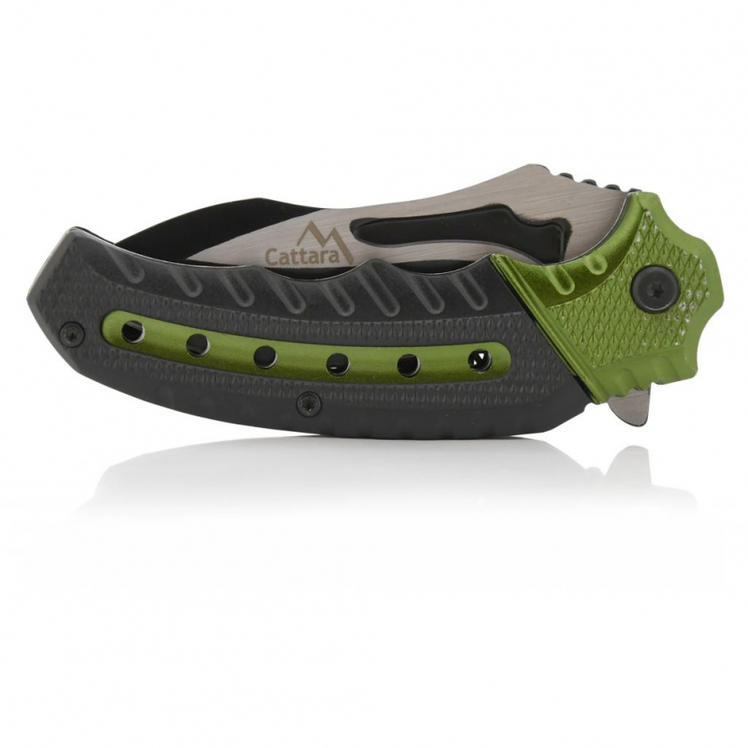 Nůž zavírací Cattara Cobra 20 cm - černý-zelený - Obrázek 6