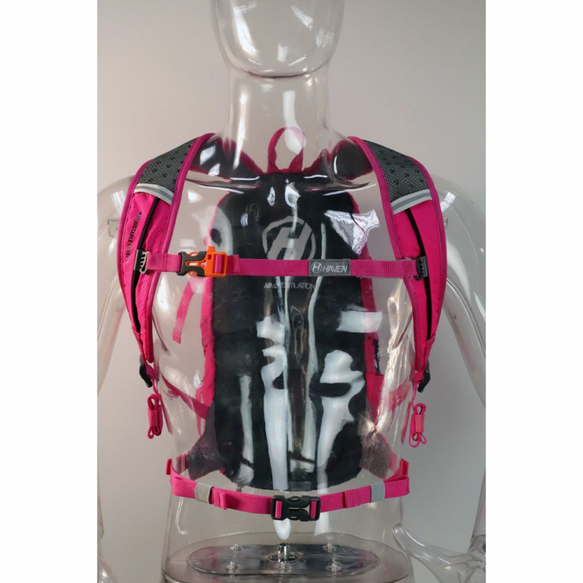 Hydratační batoh Haven Luminite II 12l - růžový, samotný batoh - Obrázek 2