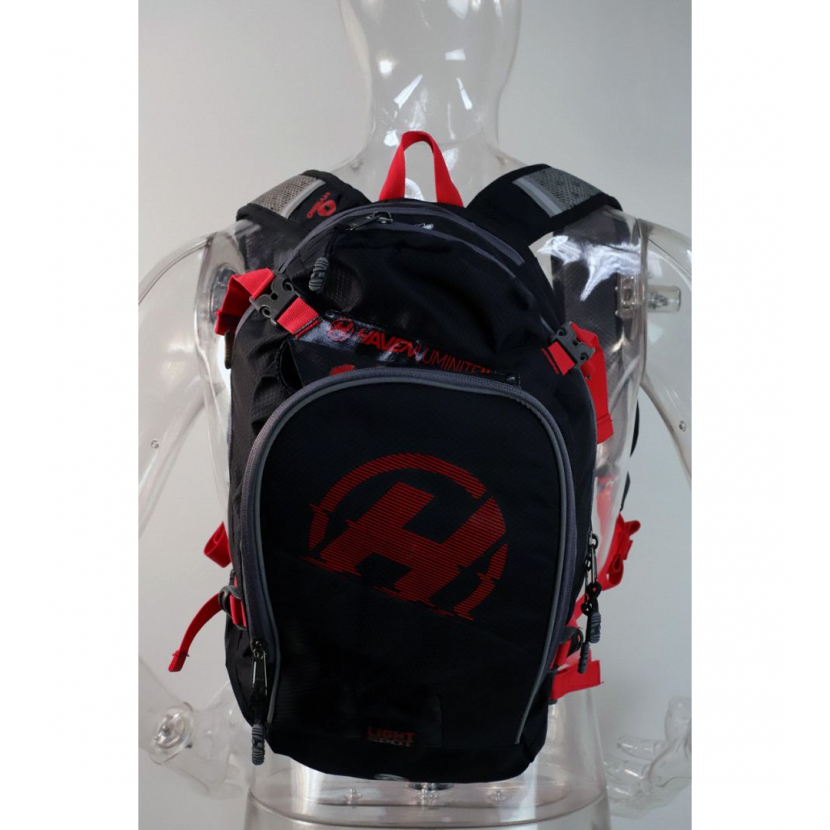 Hydratační batoh Haven Luminite II 12l - černý, samotný batoh - Obrázek 2