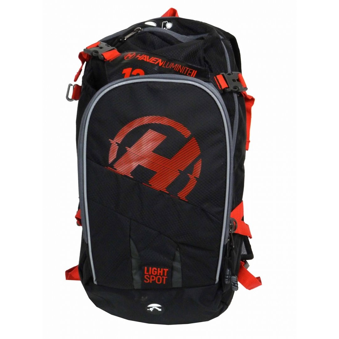 Hydratační batoh Haven Luminite II 18l - černý-červený, samotný batoh