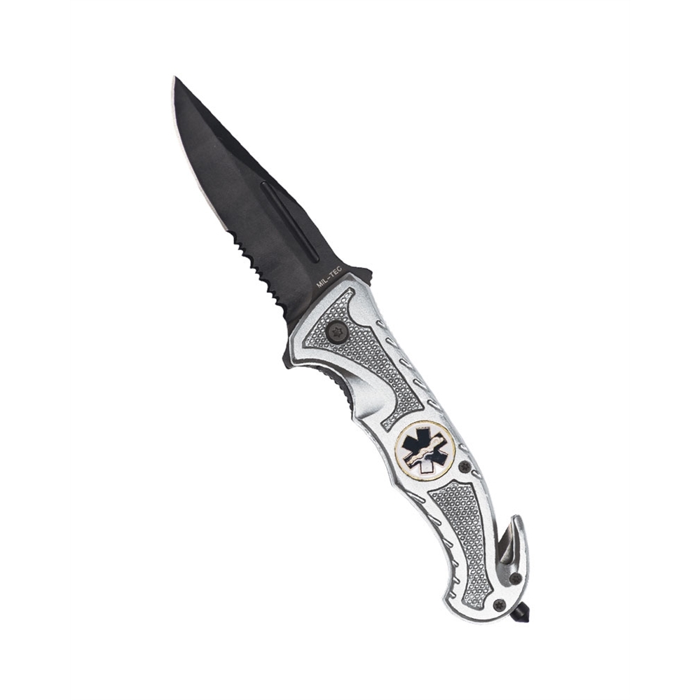 Nůž na přežití Rescue - stříbrný