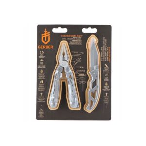 Set kleště Suspension-NXT+nůž Paraframe - stříbrný