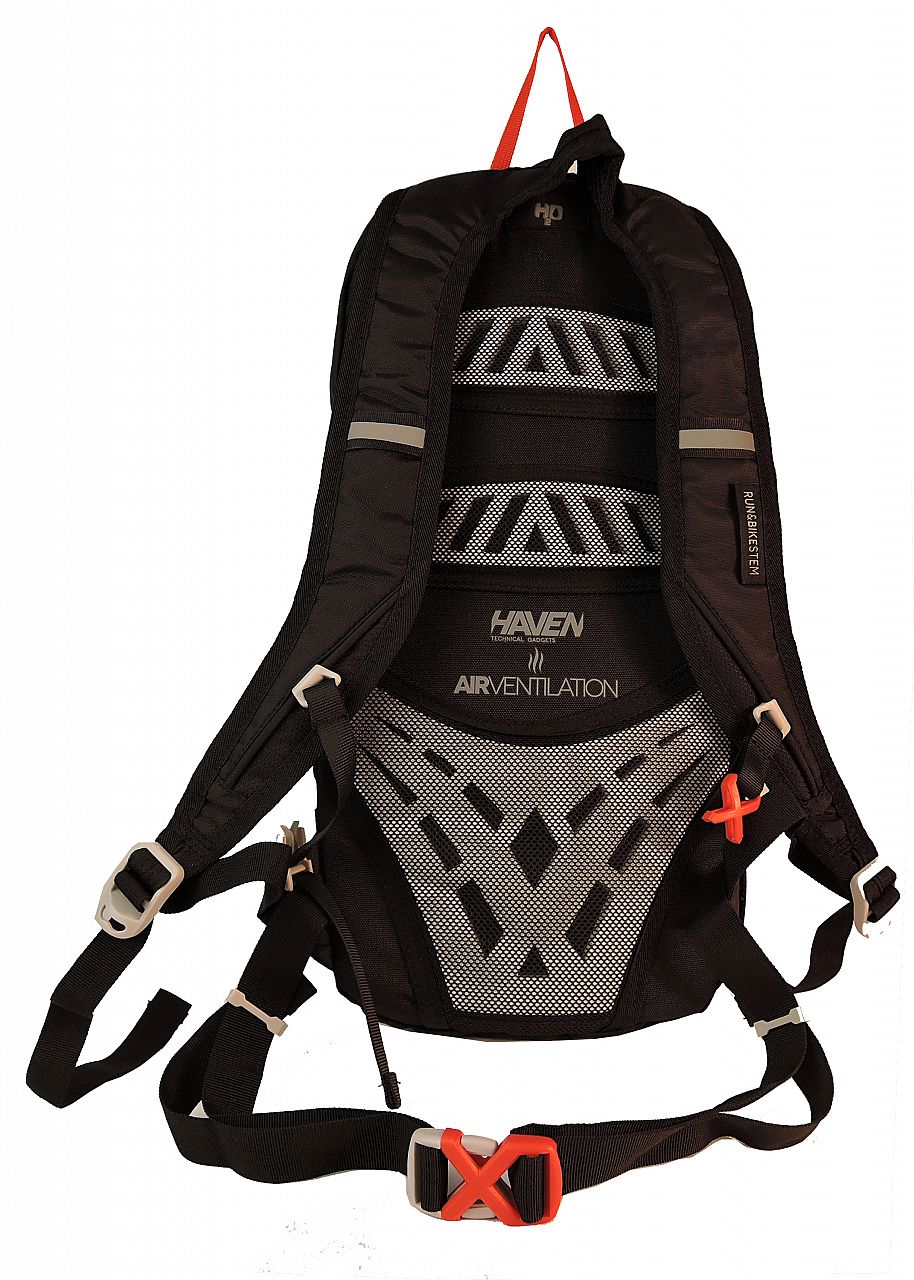 Hydratační batoh Haven Simplifier 9l - černý-červený - Obrázek 6