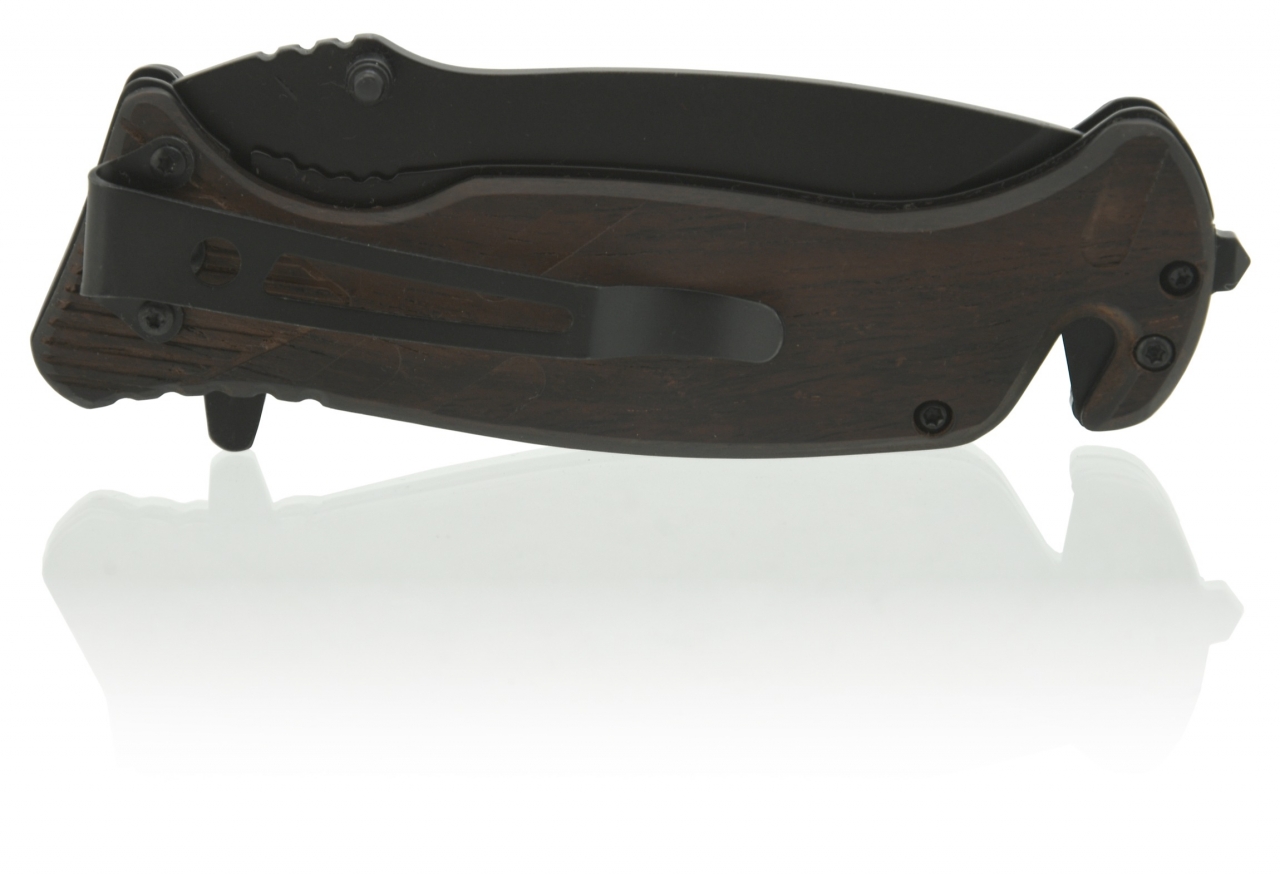 Nůž zavírací Cattara Black Blade s pojistkou 21,7 - černý - Obrázek 5