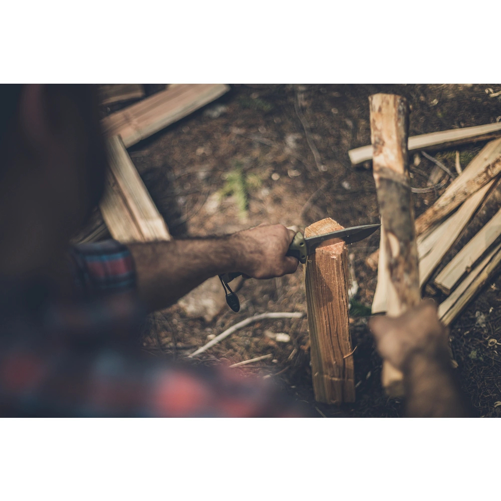 Nůž Gerber Ultimate Survival s kombinovaným ostřím - černý-olivový - Obrázek 7