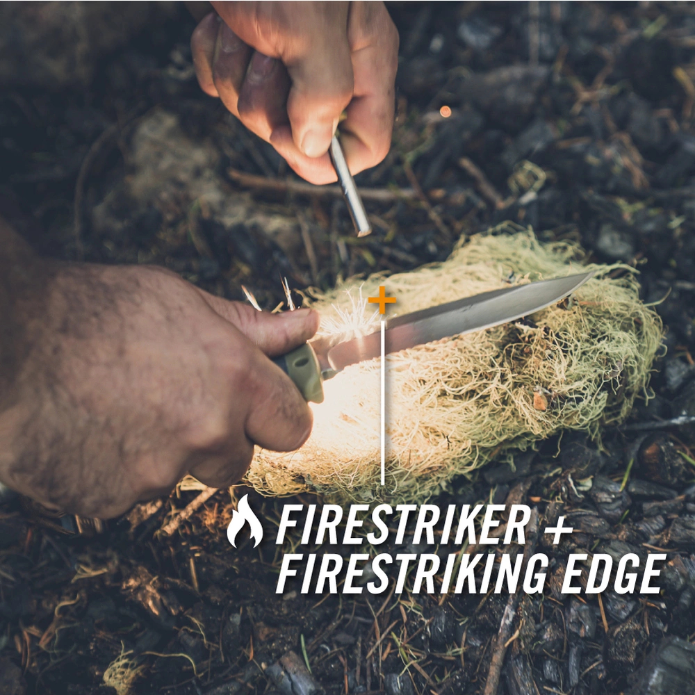 Nůž Gerber Ultimate Survival s kombinovaným ostřím - černý-olivový - Obrázek 9