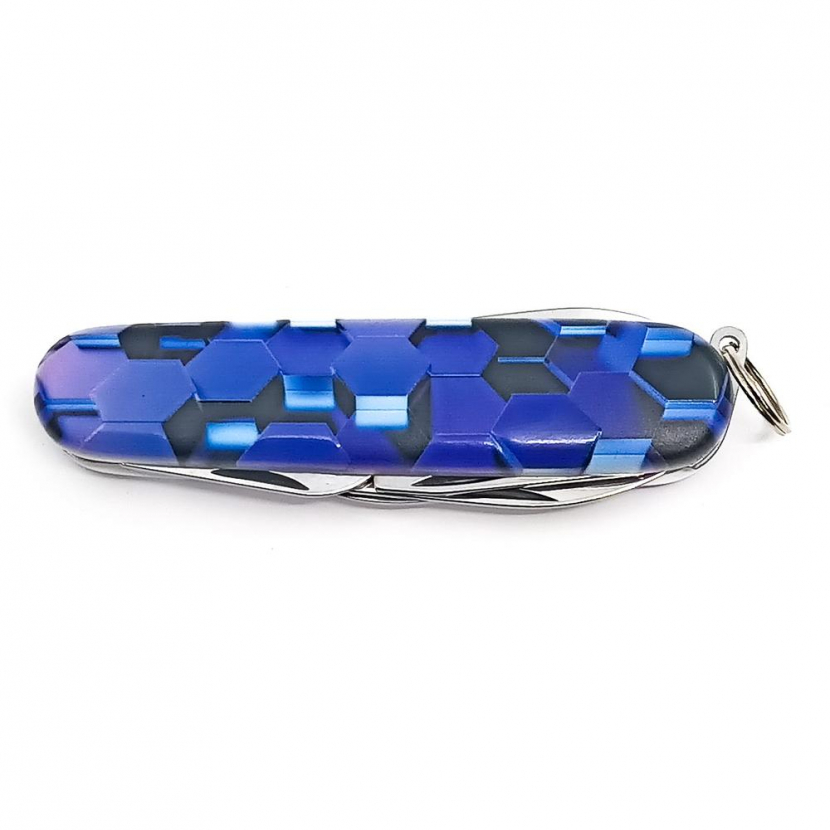 Kapesní zavírací nůž Mikov 100-NH-6 AK Matrix - modrý-stříbrný - Obrázek 3