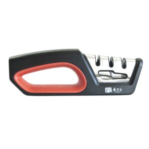 Ostřič nožů (brousek) Taidea Kitchen TG2017 3v1 - černý