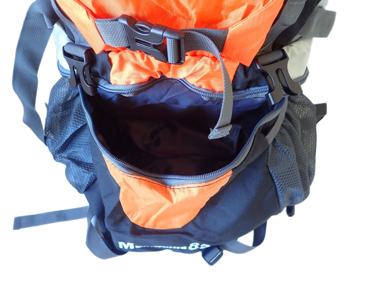 Batoh pro horskou turistiku Brother 85 l - černý-oranžový - Obrázek 9