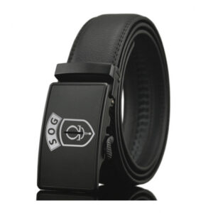 Opasek kožený Striker AČR SOG nastavitelný 3,5 cm - černý, 130