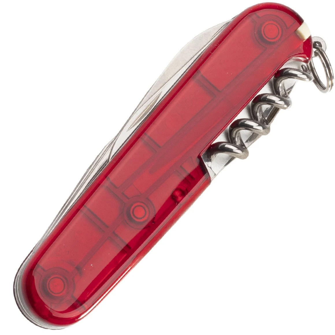 Nůž zavírací Victorinox Spartan Translucent - červený - Obrázek 2