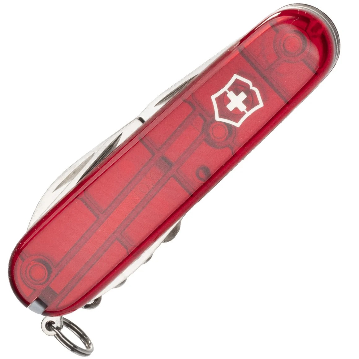 Nůž zavírací Victorinox Spartan Translucent - červený - Obrázek 4