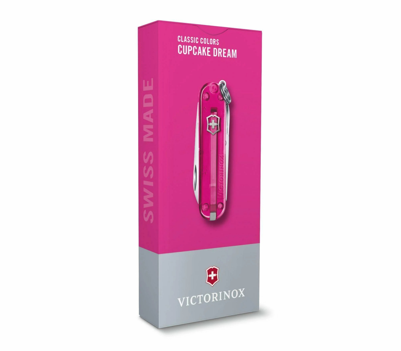 Nůž zavírací Victorinox Classic Translucent - růžový - Obrázek 2