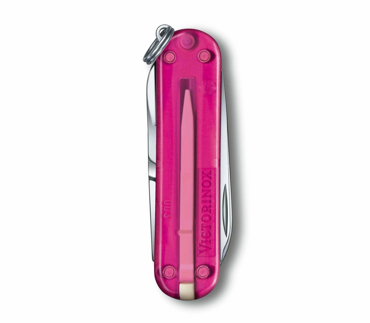 Nůž zavírací Victorinox Classic Translucent - růžový - Obrázek 3