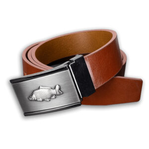 Opasek kožený rybářský Kapr Patina 3,5 cm - hnědý, 120