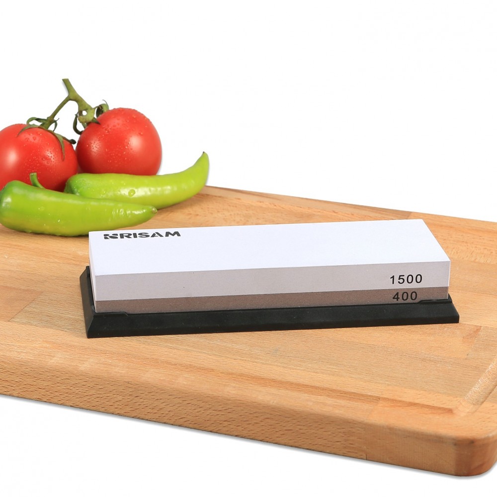 Brusný kámen Risam RW214 zrnitost 1500+400 - šedý-hnědý - Obrázek 3