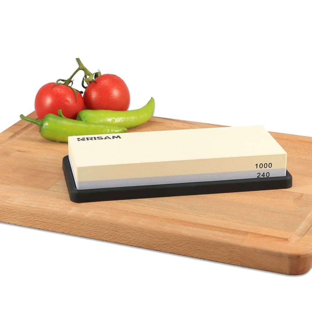 Brusný kámen Risam RW212 zrnitost 1000+240 - žlutý-šedý - Obrázek 4