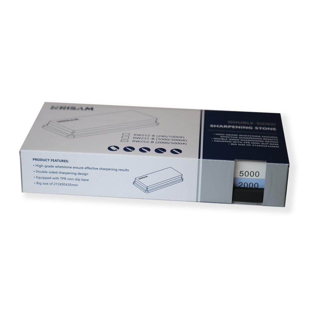 Brusný kámen Risam RW252 zrnitost 5000+2000 - šedý-modrý - Obrázek 2