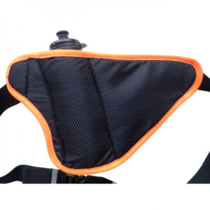 Sportovní ledvinka Acra s lahví na nápoje - černá-oranžová