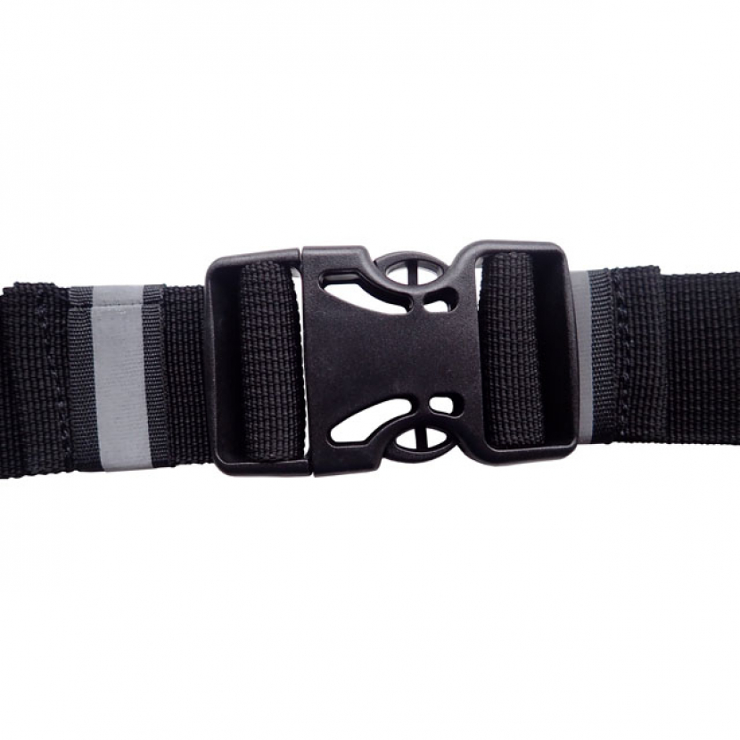 Sportovní ledvinka Acra s lahví na nápoje - černá-oranžová - Obrázek 2