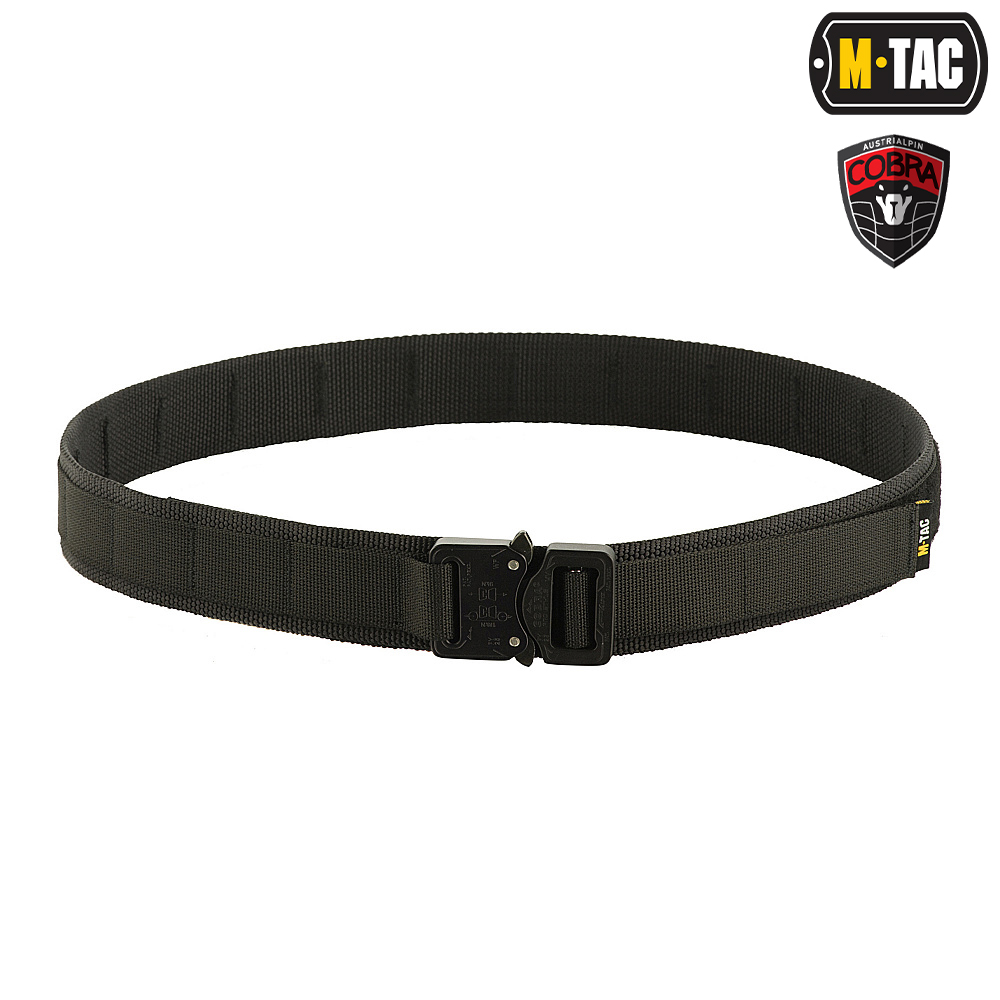 Opasek taktický M-Tac Cobra Buckle Tactical Gen.II - černý, 3XL