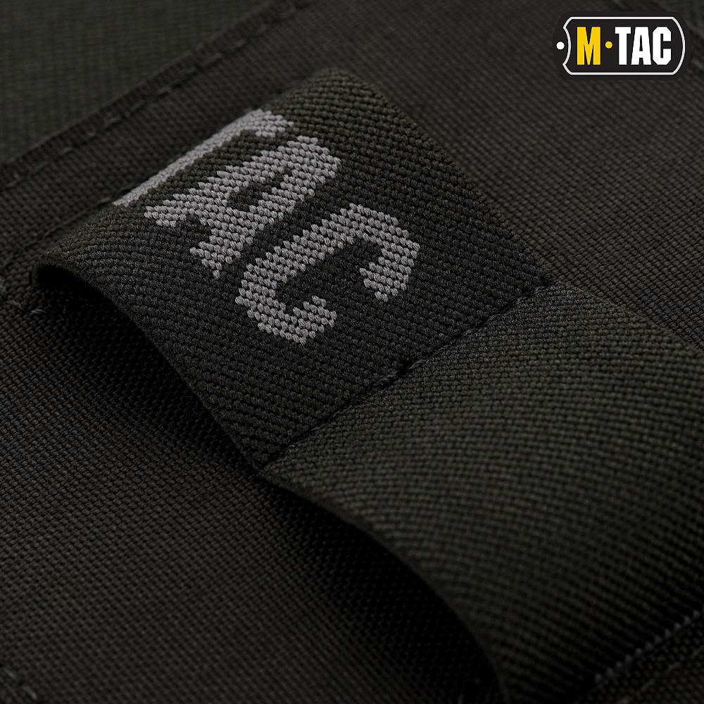 Pouzdro na zbraň M-Tac Double Mag Pouch Backed - černé - Obrázek 6