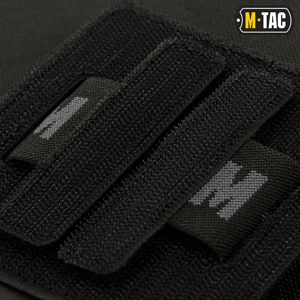 Pouzdro na zbraň M-Tac Double Mag Pouch Backed - černé - Obrázek 7