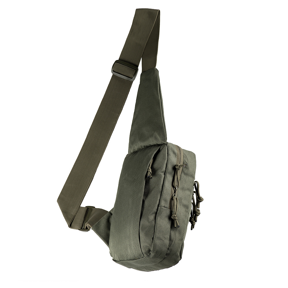 Batoh přes rameno M-Tac Bag Shoulder Chest Velcro - olivový - Obrázek 2