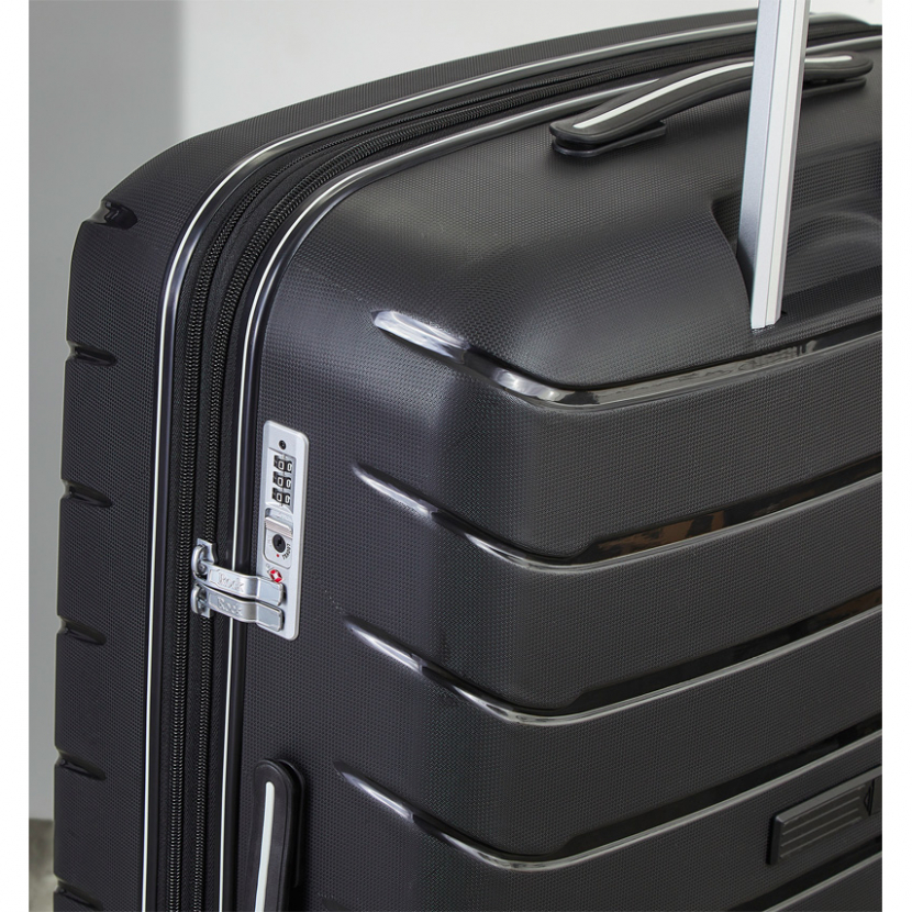 Cestovní kufr Rock Prime 86+l - černý - Obrázek 4