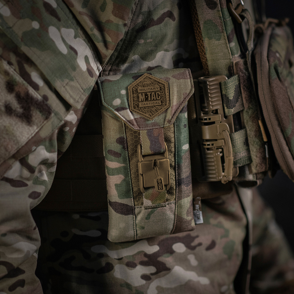 Pouzdro na telefon M-Tac Smartphone Pouch Hex L - multicam-coyote - Obrázek 7