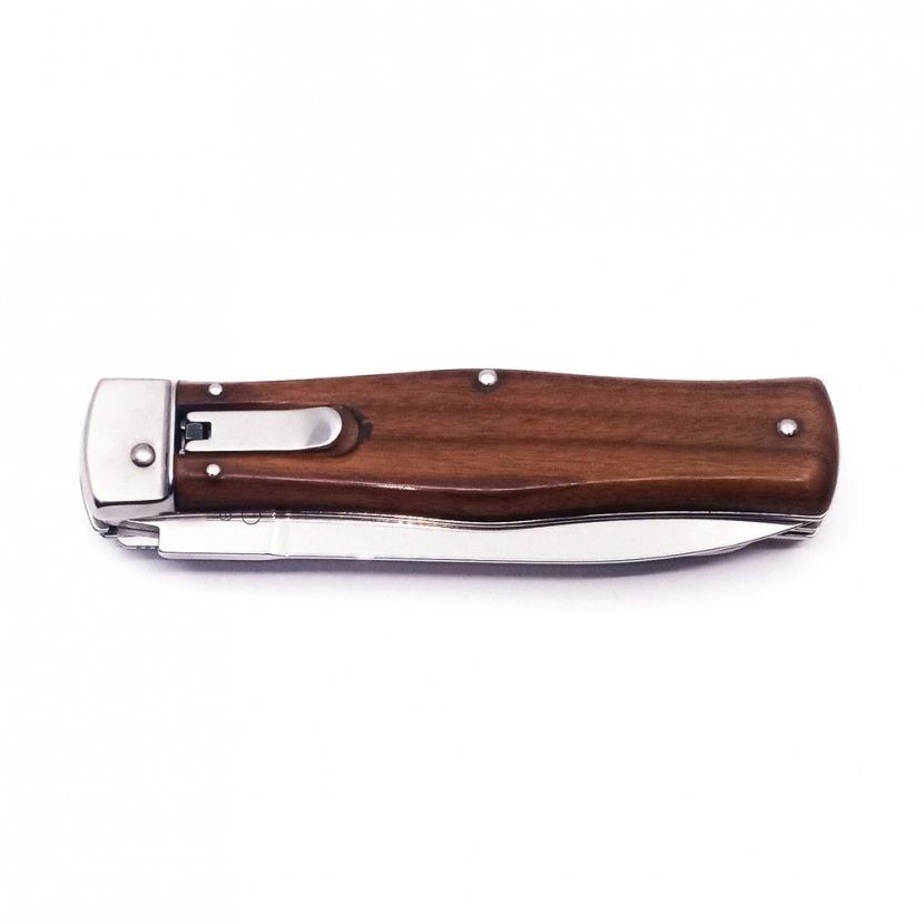 Nůž vyhazovací Mikov Predator 241-ND-2/KP - hnědý-stříbrný - Obrázek 4