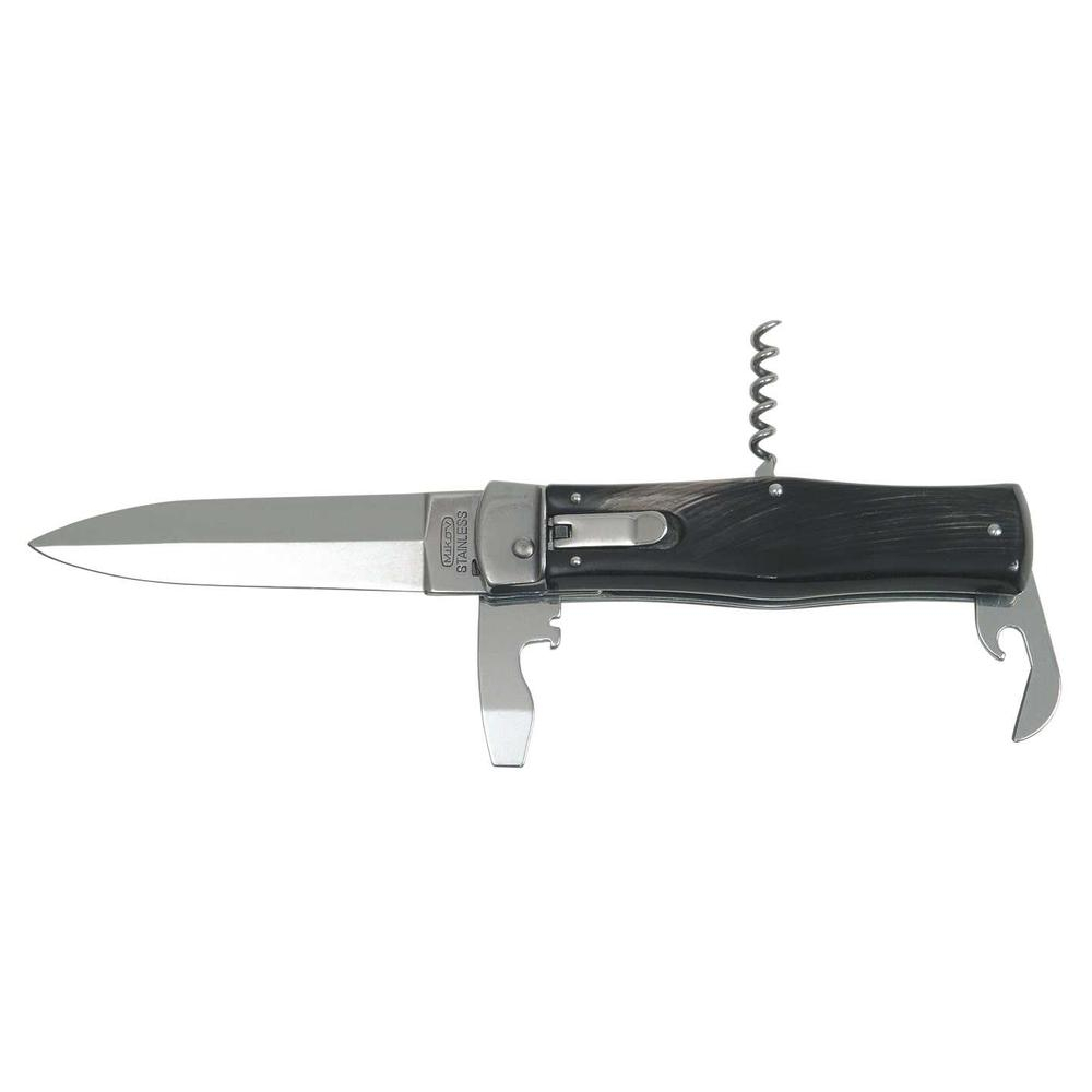 Nůž vyhazovací Mikov Predator 241-NR-4/KP - černý-stříbrný