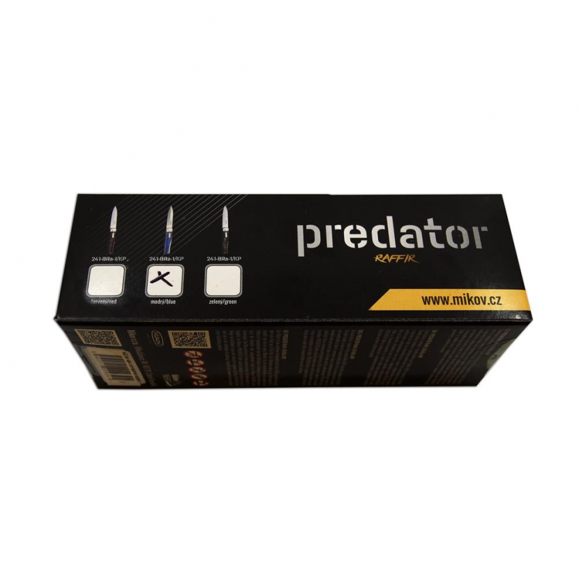 Nůž vyhazovací Mikov Predator 241-BRA-1/KP Raffir - modrý-stříbrný - Obrázek 2