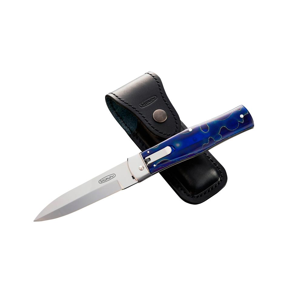 Nůž vyhazovací Mikov Predator 241-BRA-1/KP Raffir - modrý-stříbrný - Obrázek 5