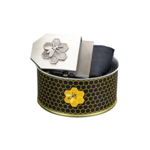 Opasek dárkový včelařský Včelka 4 cm - černý, 150